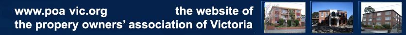 Welcome to Property Owners Association Victoria!